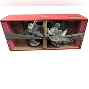 Set(2) Zak DISNEY 15oz Mickey Mouse Ceramic Double Ear Handle Coffee Tea Mug Cup